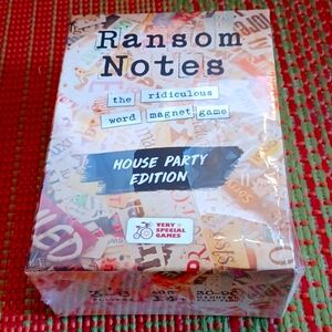 Ransom Notes The Ridiculous Word Magnet Party Game New Box Magnetic Words
